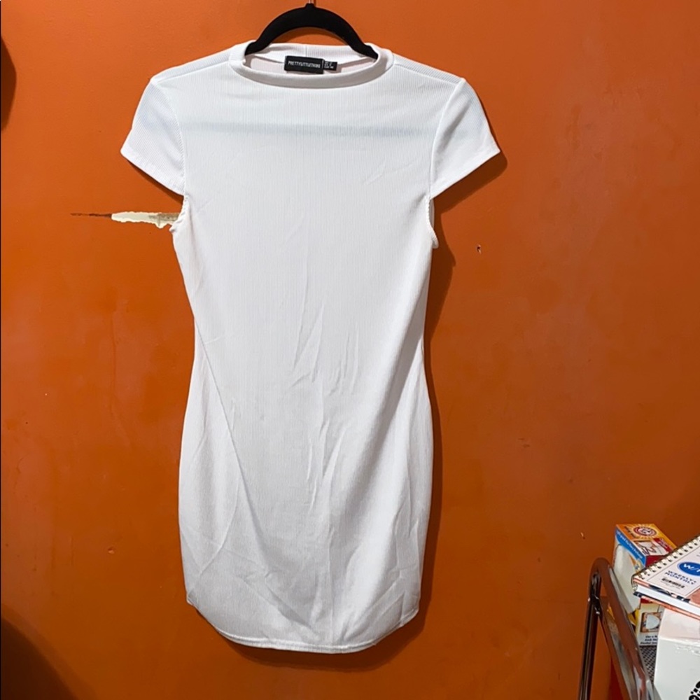 Prettylittlething White dress